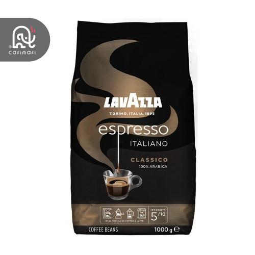 دانه قهوه اسپرسو لاوازا مشکی یک کیلویی  Lavazza